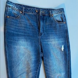 Wrangler high rise crop jeans